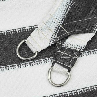 Schaduwdoek 2,5 x 2,5 x 3,5 m HDPE Driehoekig 3