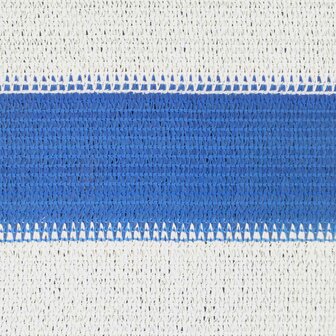 Schaduwdoek 3,5 x 3,5 x 4,9 m HDPE Driehoekig Blauw en Wit 7