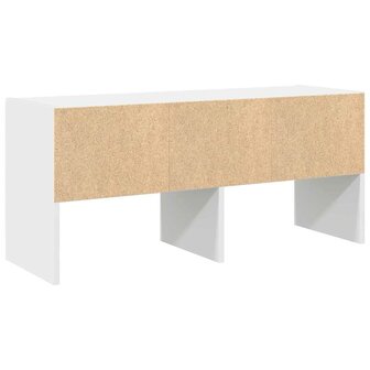 Schoenenrek stapelbaar 89,5x30x40 cm wit 6