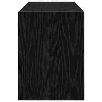 Schoenenrek stapelbaar 89,5x30x40 cm zwart eikenkleurig 5