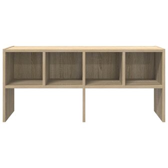 Schoenenrek stapelbaar 89,5x30x40 cm sonoma eikenkleurig 4