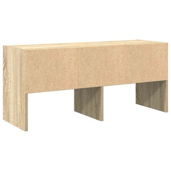 Schoenenrek stapelbaar 89,5x30x40 cm sonoma eikenkleurig 6