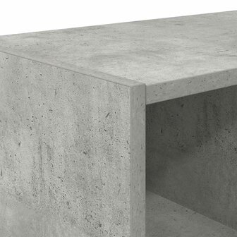 Schoenenrek stapelbaar 89,5x30x40 cm betongrijs 7
