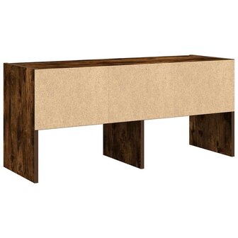 Schoenenrek stapelbaar 89,5x30x40 cm gerookt eikenkleurig 6