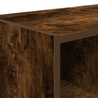 Schoenenrek stapelbaar 89,5x30x40 cm gerookt eikenkleurig 7