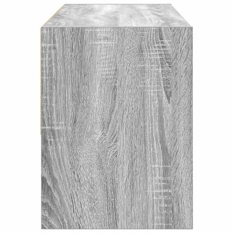 Schoenenrek stapelbaar 89,5x30x40 cm grijs sonoma eikenkleurig 5