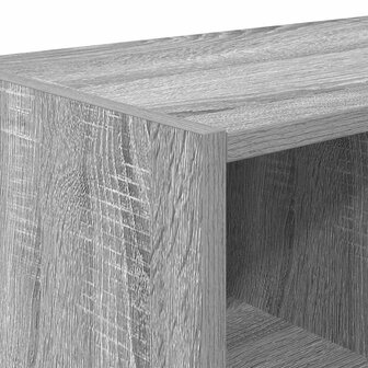 Schoenenrek stapelbaar 89,5x30x40 cm grijs sonoma eikenkleurig 7