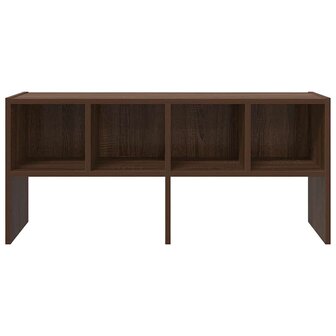 Schoenenrek stapelbaar 89,5x30x40 cm bruin eikenkleur 4
