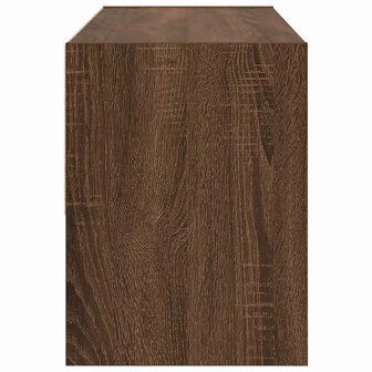 Schoenenrek stapelbaar 89,5x30x40 cm bruin eikenkleur 5