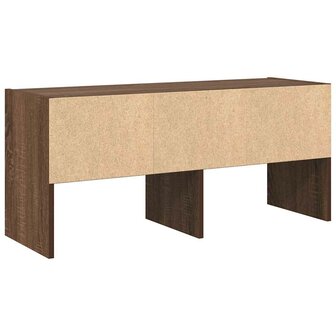 Schoenenrek stapelbaar 89,5x30x40 cm bruin eikenkleur 6