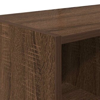 Schoenenrek stapelbaar 89,5x30x40 cm bruin eikenkleur 7