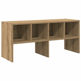 Schoenenrek stapelbaar 89,5x30x40 cm artisanaal eikenkleurig 2