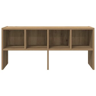 Schoenenrek stapelbaar 89,5x30x40 cm artisanaal eikenkleurig 4