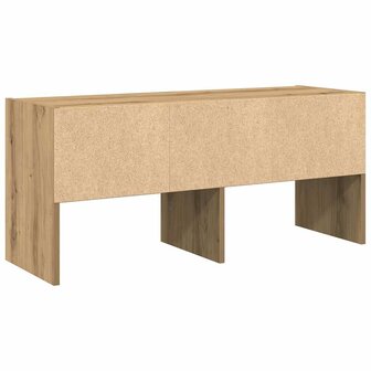 Schoenenrek stapelbaar 89,5x30x40 cm artisanaal eikenkleurig 6
