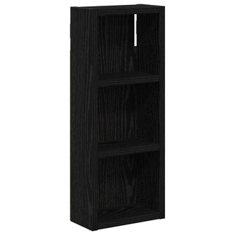 Badkamerwandkast Zwarte Eik 20 x 10 x 50 cm Geconstrueerd hout 2