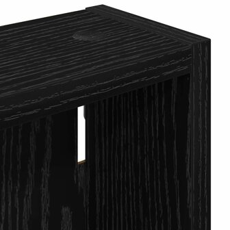 Badkamerwandkast Zwarte Eik 20 x 10 x 50 cm Geconstrueerd hout 9