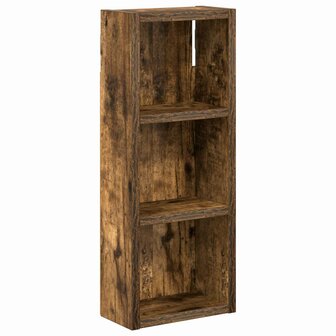 Badkamerwandkast Gerookte Eik 20 x 10 x 50 cm 2
