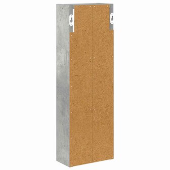 Badkamerwandkast Beton Grijs 20 x 10 x 60,5 cm 8