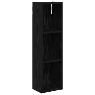 Badkamerwandkast Zwarte Eik 20 x 14 x 70 cm Geconstrueerd hout 2