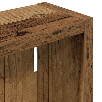 Badkamerwandkast Oudhout 30 x 10 x 50 cm Geconstrueerd hout 9