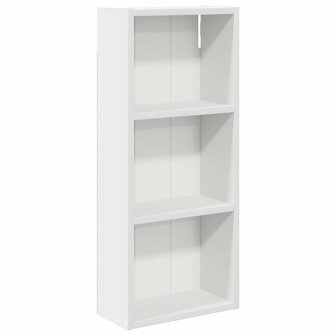 Badkamerwandkast Wit 30 x 14 x 70 cm Geconstrueerd hout 2