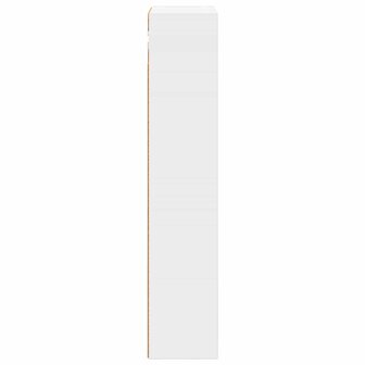 Badkamerwandkast Wit 30 x 14 x 70 cm Geconstrueerd hout 7