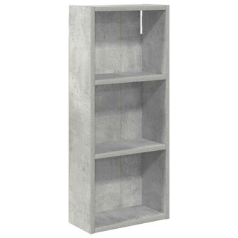 Badkamerwandkast Beton Grijs 30 x 14 x 70 cm 2