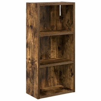 Badkamerwandkast Gerookte Eik 30 x 16 x 62,5 cm 2