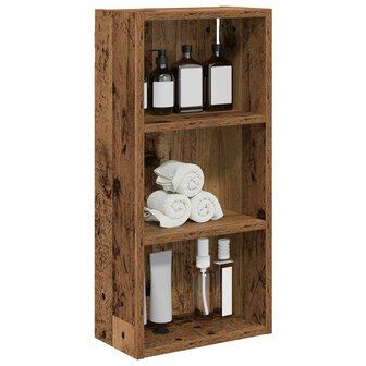 Badkamerwandkast Oudhout 30 x 16 x 62,5 cm Geconstrueerd hout 3