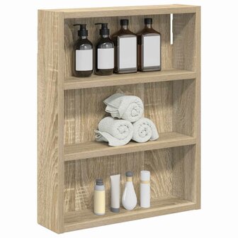 Badkamerwandkast Sonoma Eiken 40 x 10 x 50 cm 3
