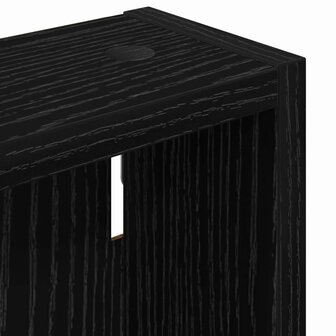 Badkamerwandkast Zwarte Eik 40 x 10 x 60,5 cm 9