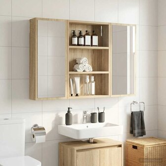 Badkamerwandkast Sonoma Eiken 40 x 10 x 60,5 cm 4