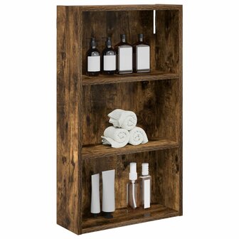 Badkamerwandkast Gerookte Eik 40 x 14 x 70 cm 3