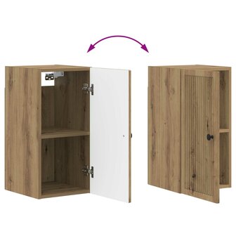 Badkamerwandkast EDE Artisanaal eiken 30 x 31 x 59 cm 8