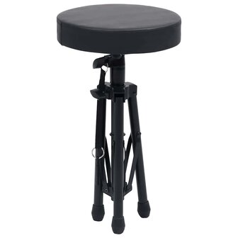 Keyboardstandaard en -kruk zwart 6