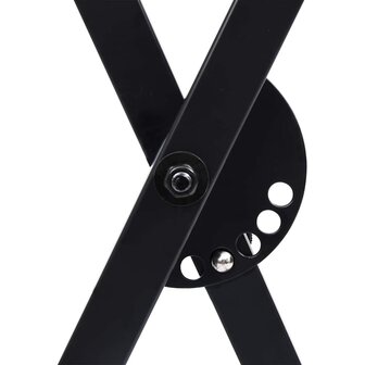 Keyboardstandaard en -kruk zwart 7
