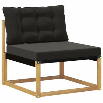 Buiten Midden Sofa met kussen Wit 79 x 83 x 73 cm staal 2