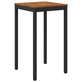 Tuin Bartafel Naturel en Zwart 60 x 60,5 x 105 cm 2