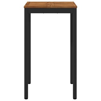 Tuin Bartafel Naturel en Zwart 60 x 60,5 x 105 cm 3