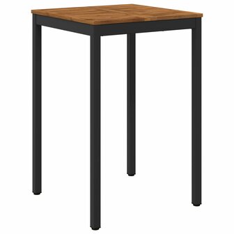 Tuin Bartafel Naturel en Zwart 70 x 68,5 x 105 cm 2