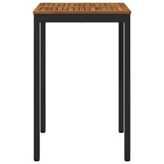 Tuin Bartafel Naturel en Zwart 70 x 68,5 x 105 cm 3