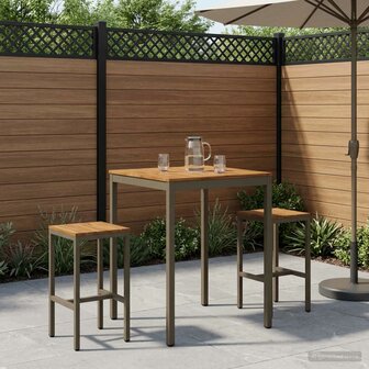 Tuin Bartafel Natuurlijk en Koffie 80 x 80,5 x 105 cm 1