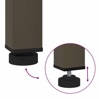 Tuin Bartafel Natuurlijk en Koffie 80 x 80,5 x 105 cm 6