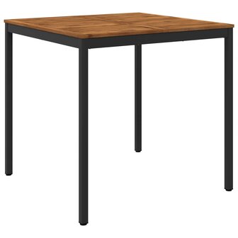 Tuin Bartafel Naturel en Zwart 110 x 108,5 x 105 cm 2