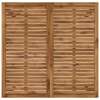 Tuin Bartafel Naturel en Zwart 110 x 108,5 x 105 cm 4