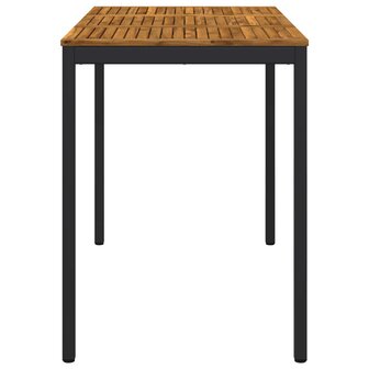 Tuin Bartafel Naturel en Zwart 141 x 80,5 x 105 cm 4