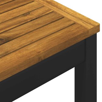 Tuin Bartafel Naturel en Zwart 141 x 80,5 x 105 cm 6