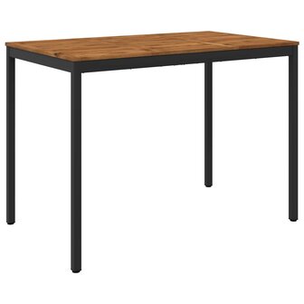 Tuin Bartafel Naturel en Zwart 147 x 88,5 x 105 cm 2