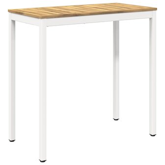 Tuin Bartafel Wit 108,5 x 55 x 105 cm Massief Acaciahout 2
