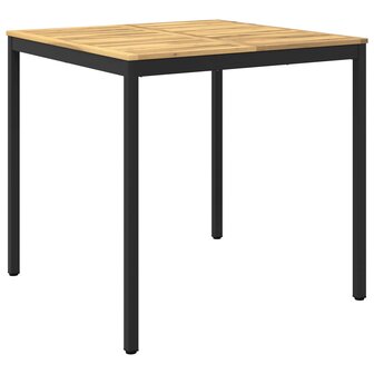 Tuin Bartafel Wit en zwart 110 x 108,5 x 105 cm 2